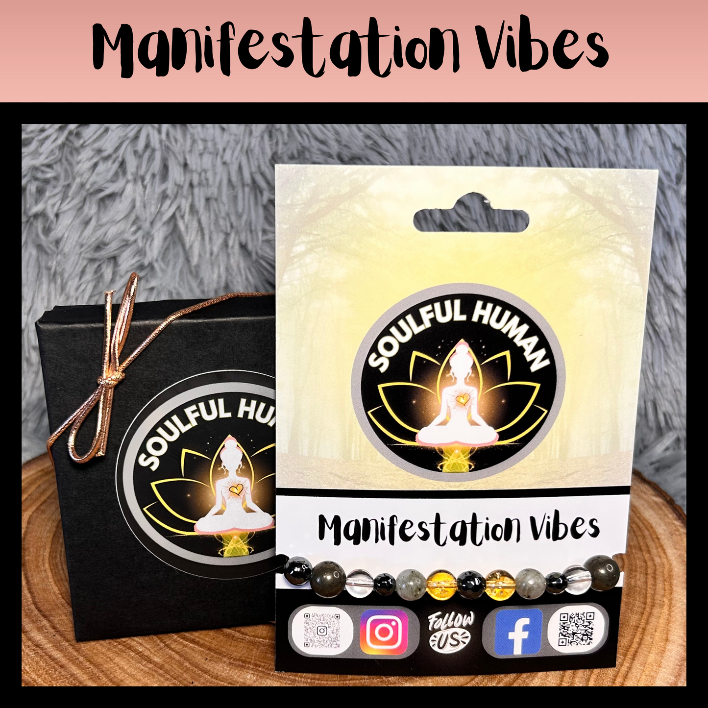 Manifestation Vibes Intentional Reiki Infused Bracelet