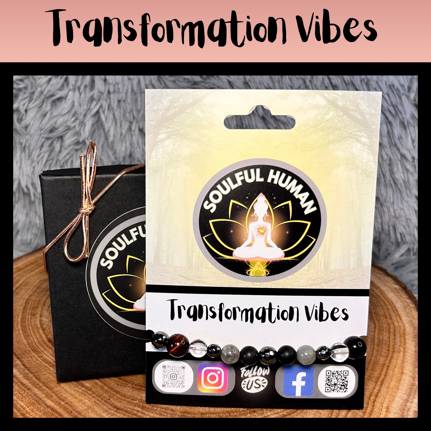 Transformation Vibes Intentional Reiki Infused Bracelet