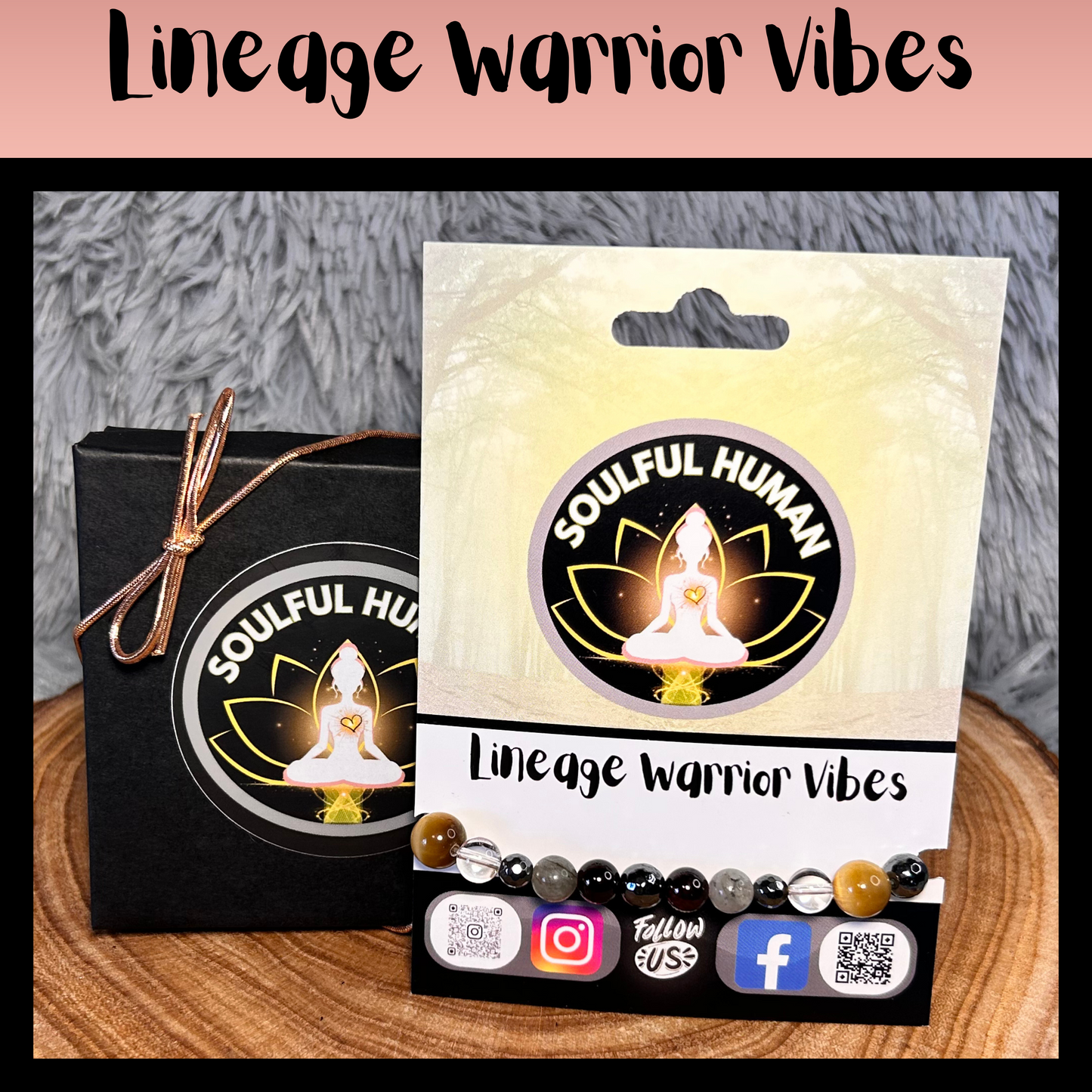 Lineage Warrior Vibes Intentional Reiki Infused Bracelet