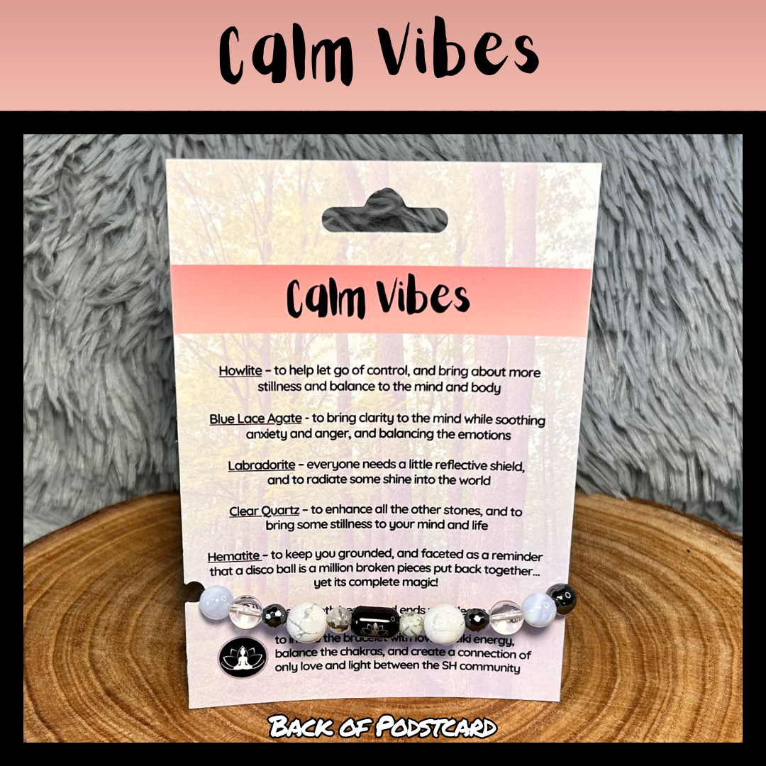 Calm Vibes Intentional Reiki Infused Bracelet