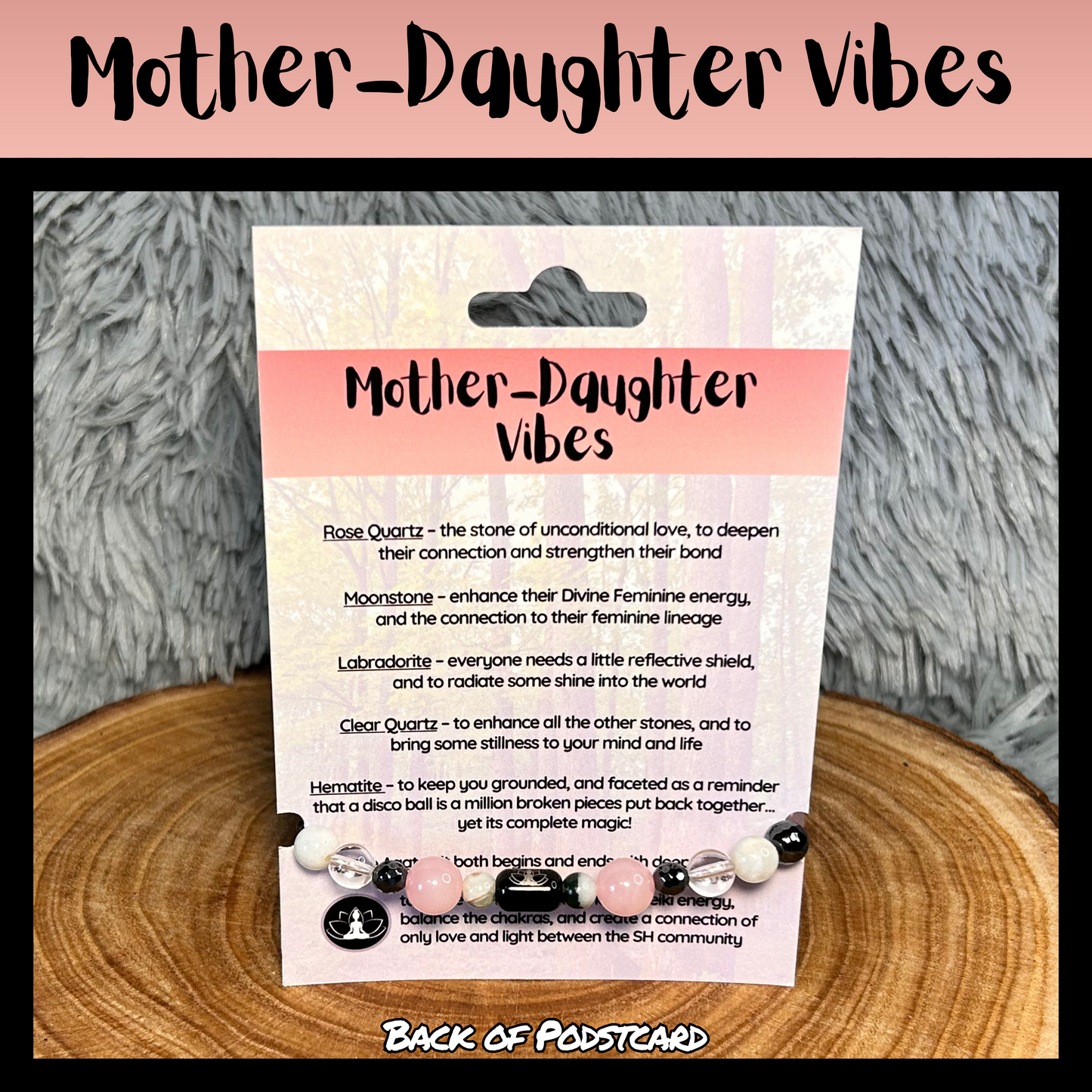 Mother-Daughter Vibes Intentional Reiki Infused Bracelet