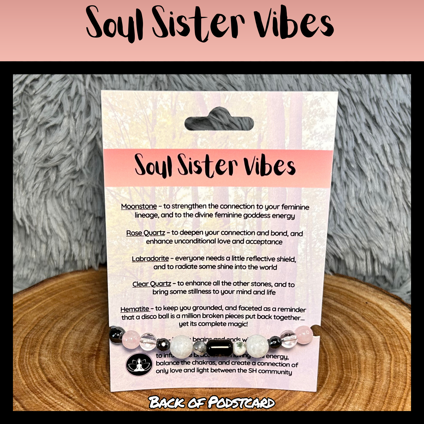 Soul Sister Vibes Intentional Reiki Infused Bracelet
