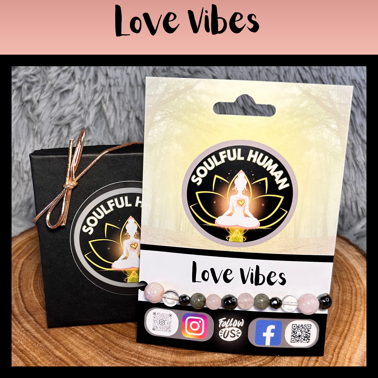 Love Vibes Intentional Reiki Infused Bracelet