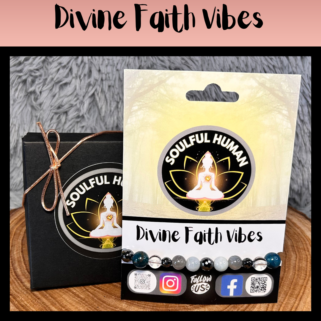 Divine Faith Vibes Intentional Reiki Infused Bracelet.