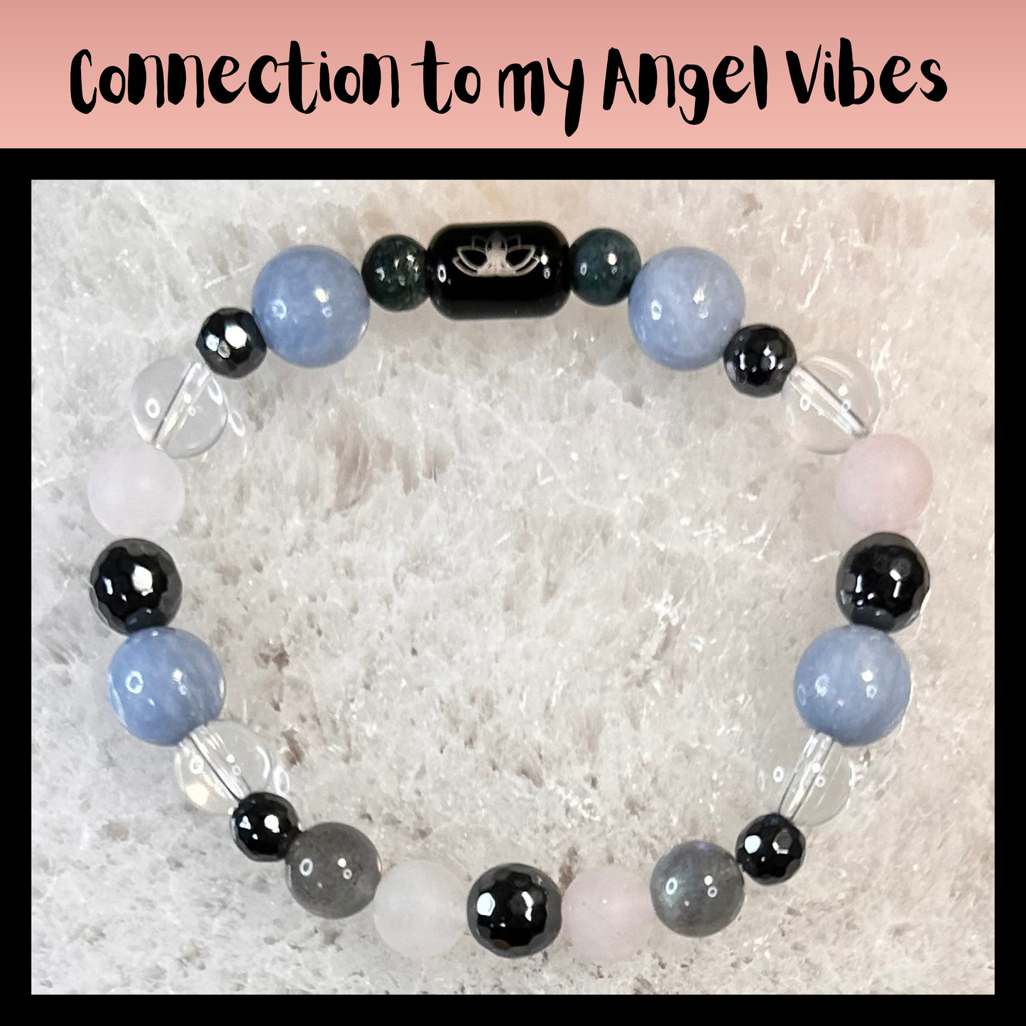 Connection to my Angel Vibes Intentional Reiki Infused Bracelet