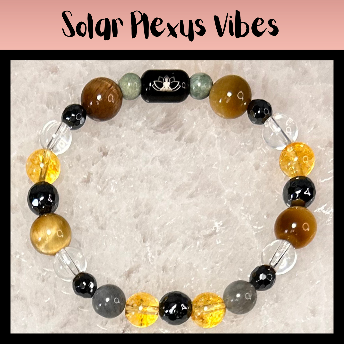 Solar Plexus Vibes Intentional Reiki Infused Bracelet