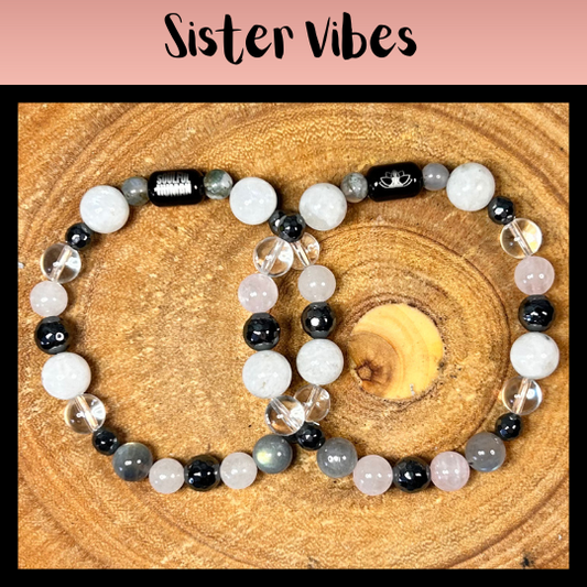 Sister Vibes Intentional Reiki Infused Bracelet Set