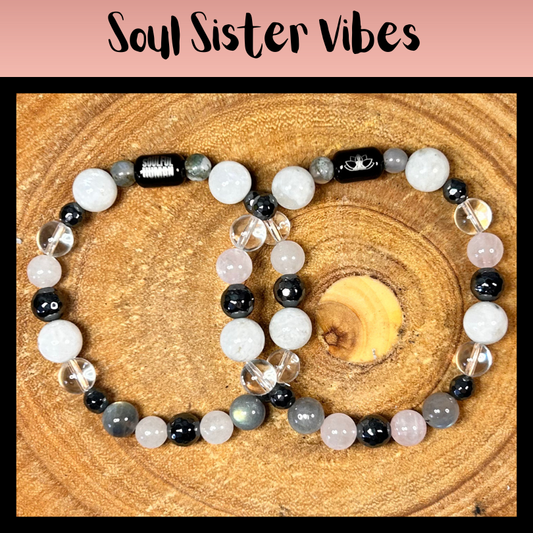 Soul Sister Vibes Intentional Reiki Infused Bracelet Set