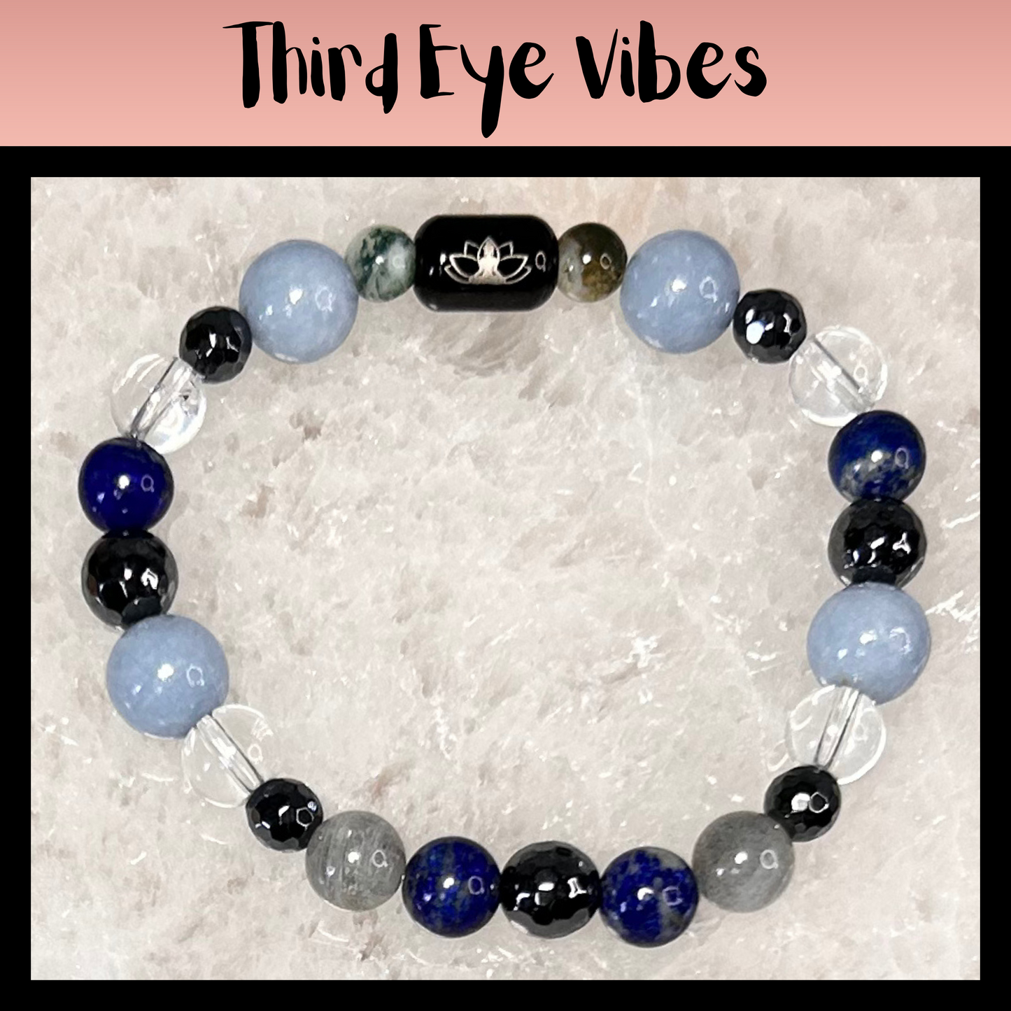 Third Eye Vibes Intentional Reiki Infused Bracelet