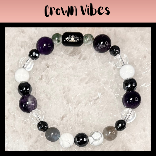 Crown Vibes Intentional Reiki Infused Bracelet