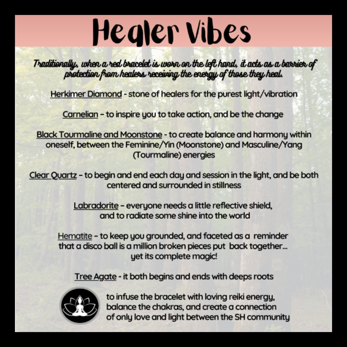 Healer Vibes Intentional Reiki Infused Bracelet