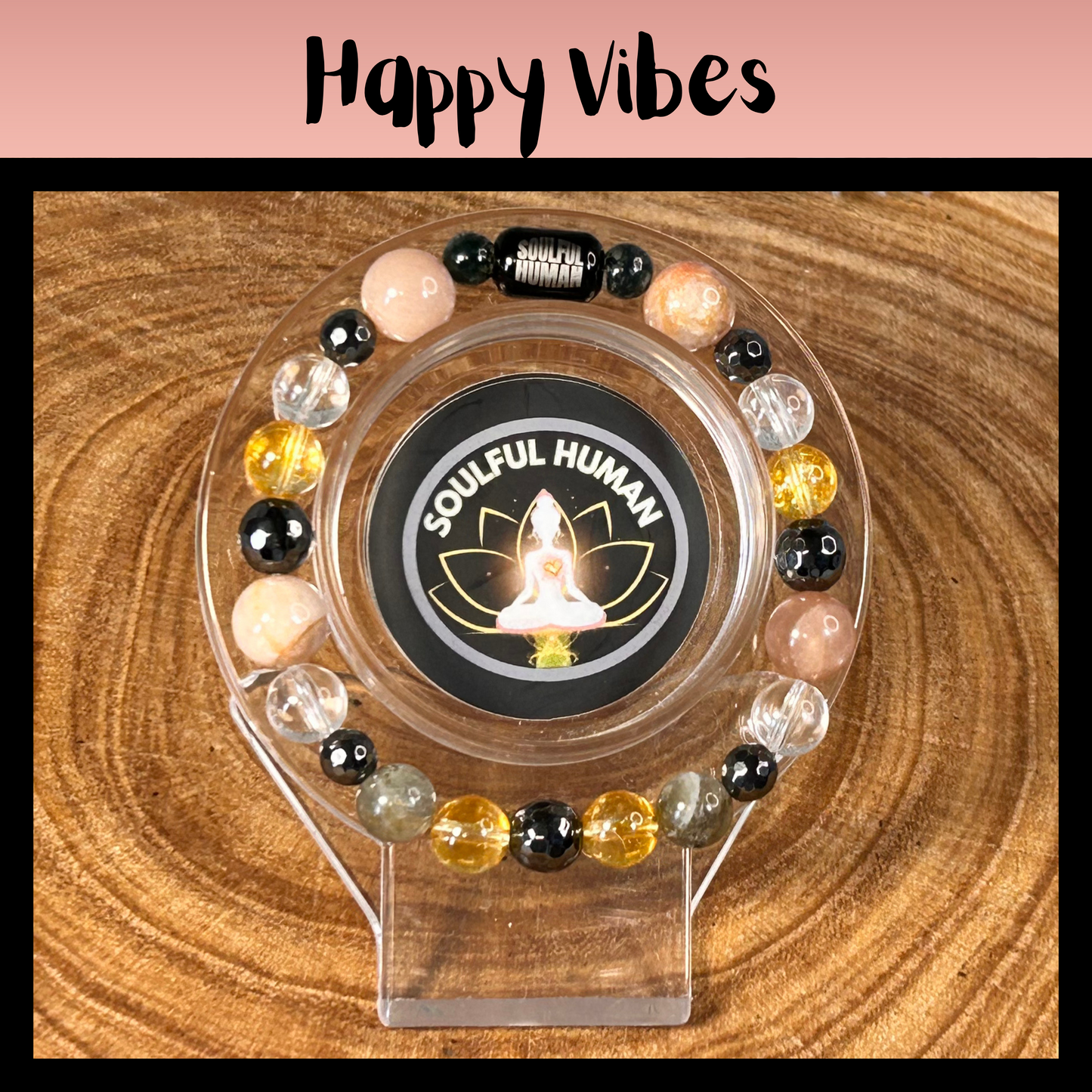 Happy Vibes Intentional Reiki Infused Bracelet
