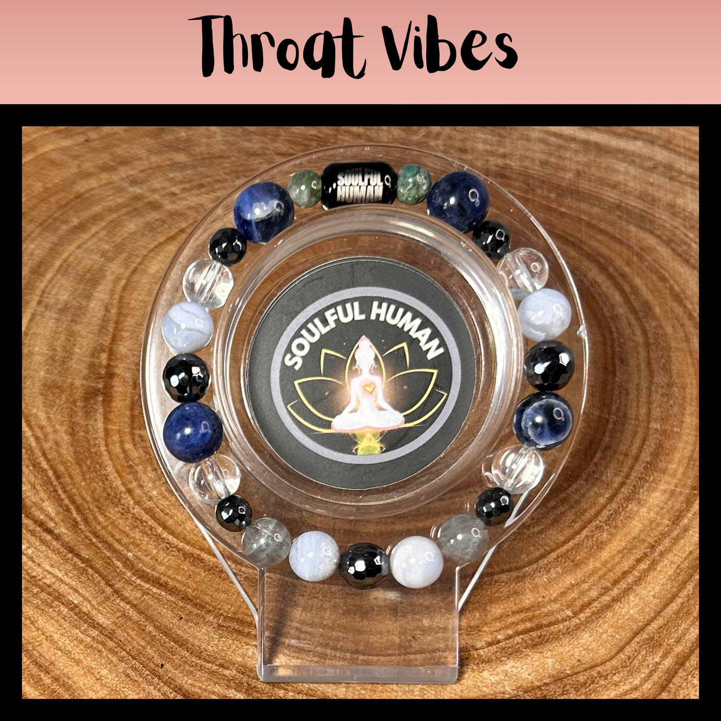 Throat Vibes Intentional Reiki Infused Bracelet