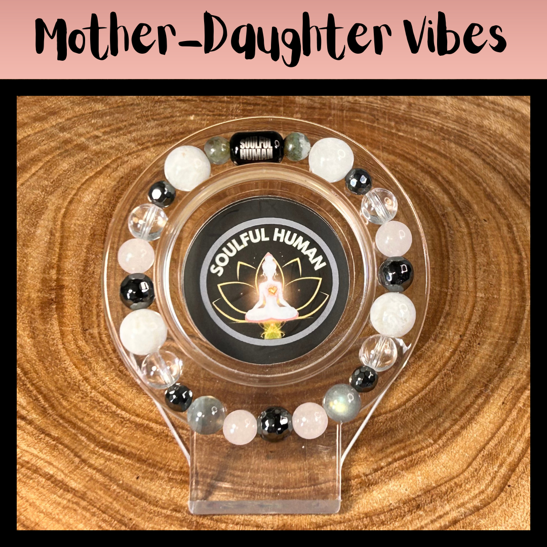 Mother-Daughter Vibes Intentional Reiki Infused Bracelet Set