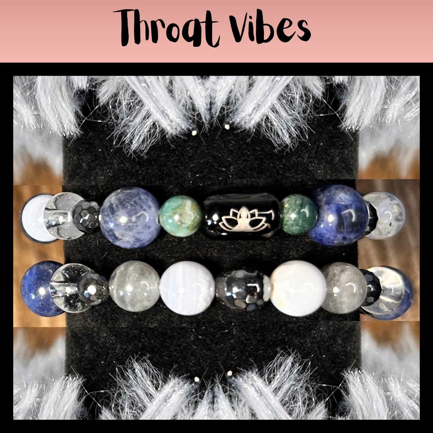 Throat Vibes Intentional Reiki Infused Bracelet