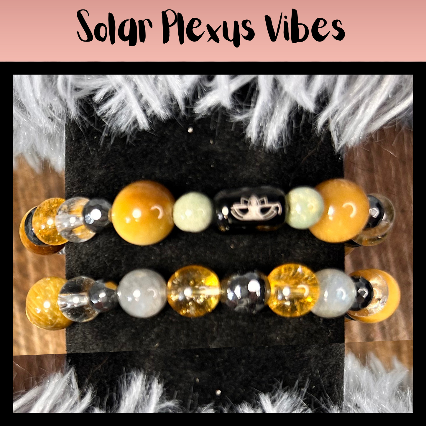 Solar Plexus Vibes Intentional Reiki Infused Bracelet