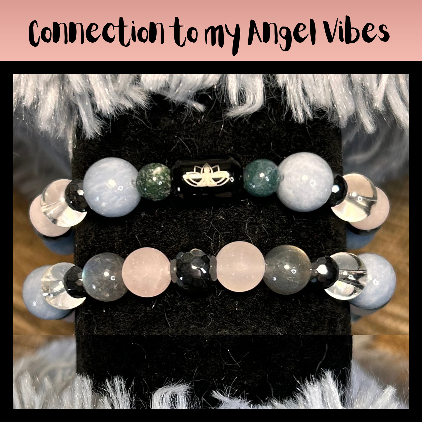 Connection to my Angel Vibes Intentional Reiki Infused Bracelet