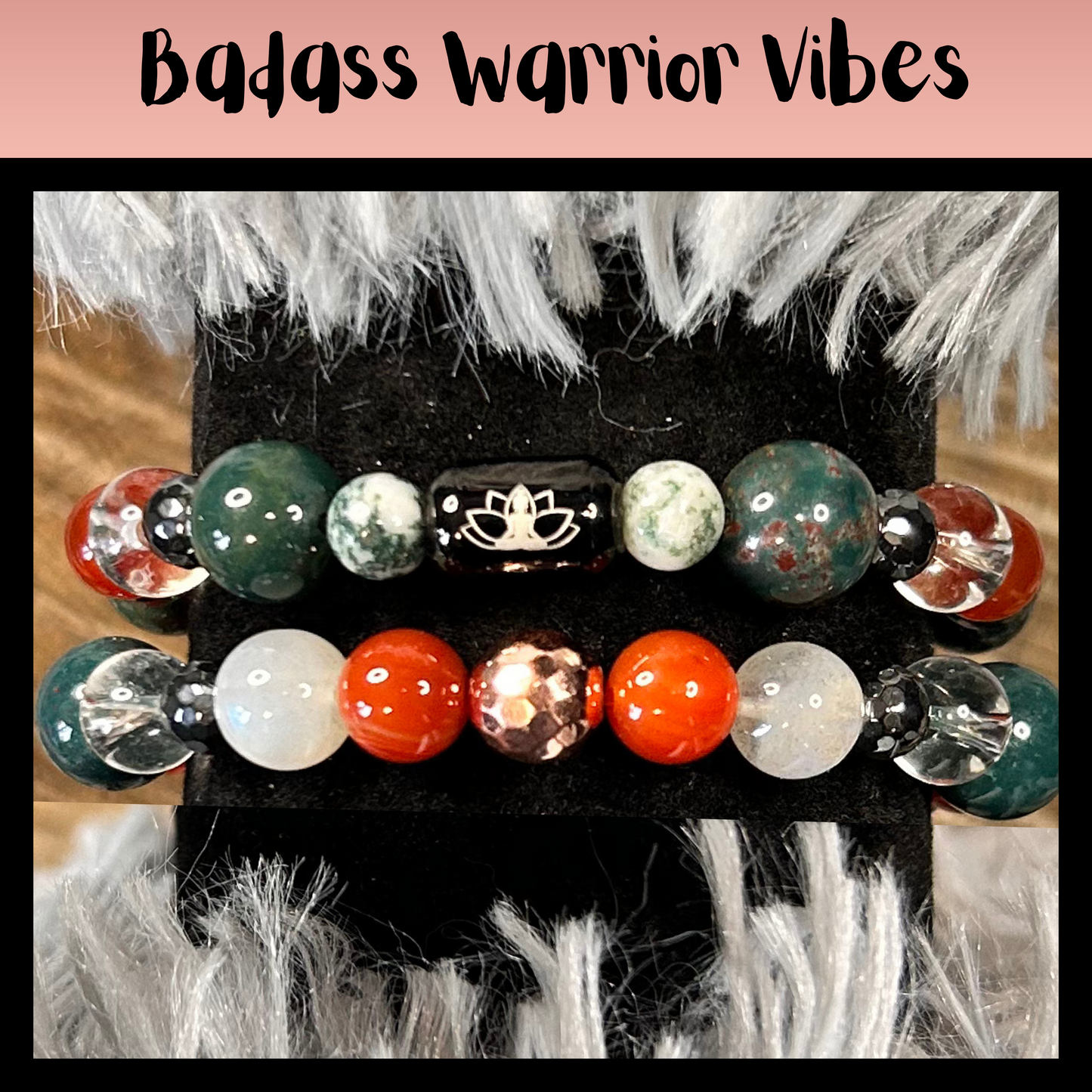 Badass Warrior Vibes Intentional Reiki Infused Bracelet