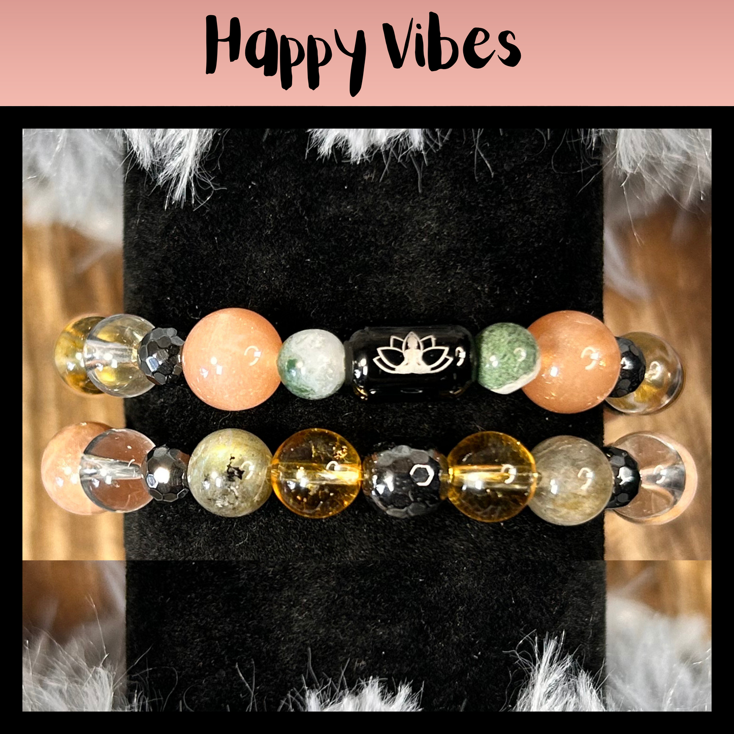 Happy Vibes Intentional Reiki Infused Bracelet