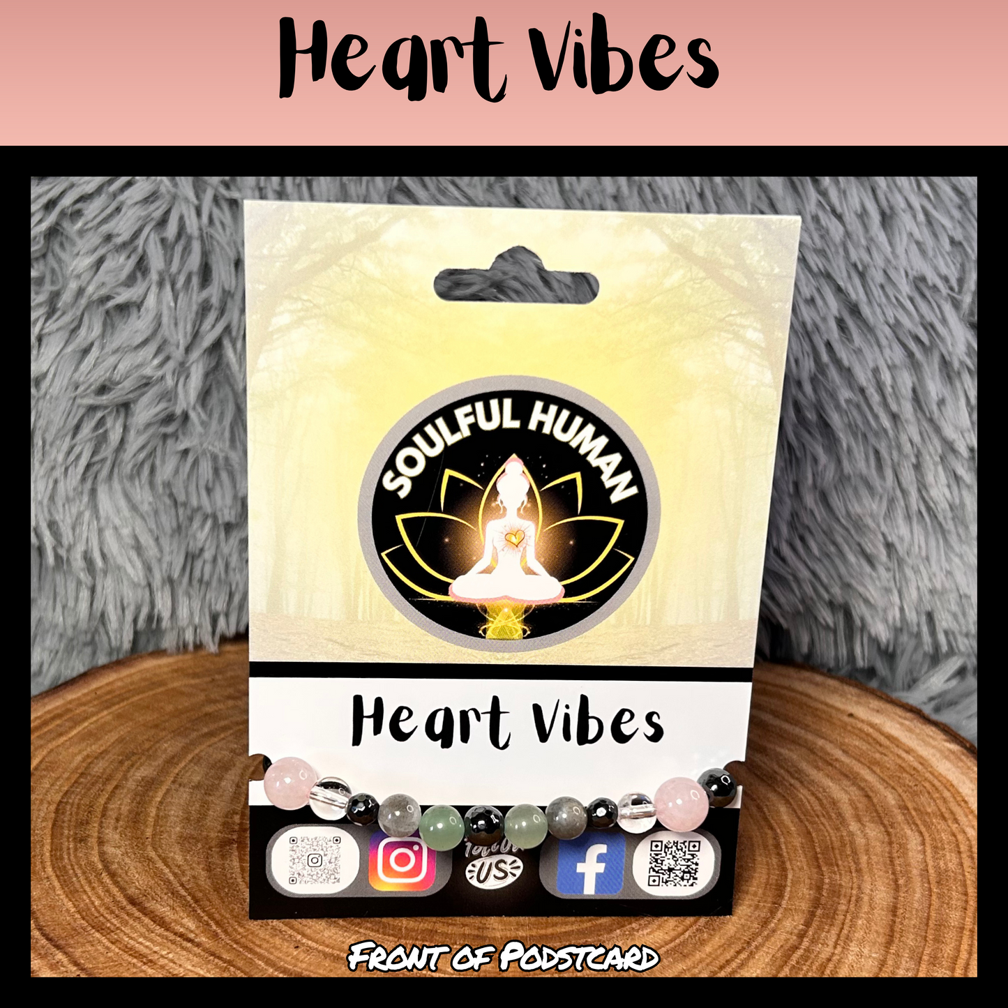 Heart Vibes Intentional Reiki Infused Bracelet