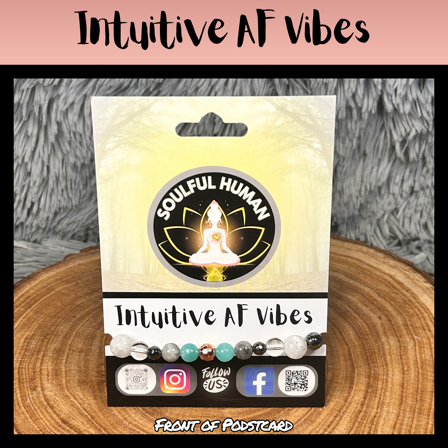 Intuitive AF Vibes Intentional Reiki Infused Bracelet