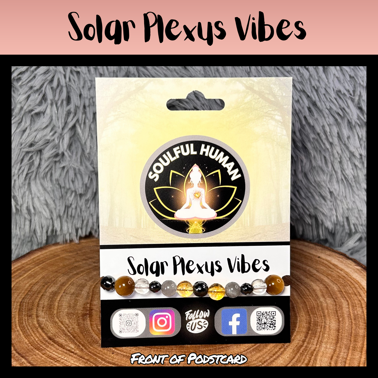 Solar Plexus Vibes Intentional Reiki Infused Bracelet