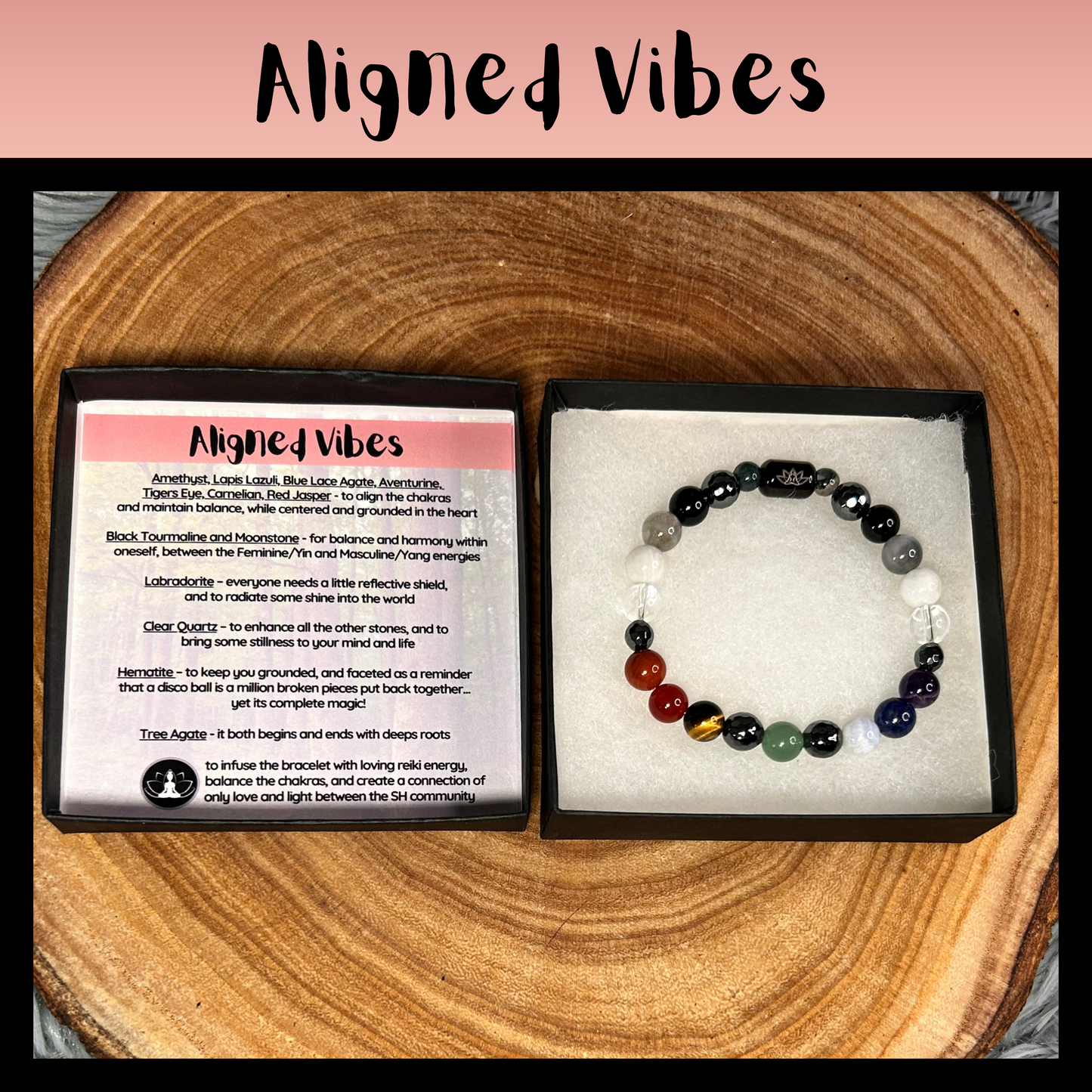 Aligned Vibes Intentional Reiki Infused Bracelet