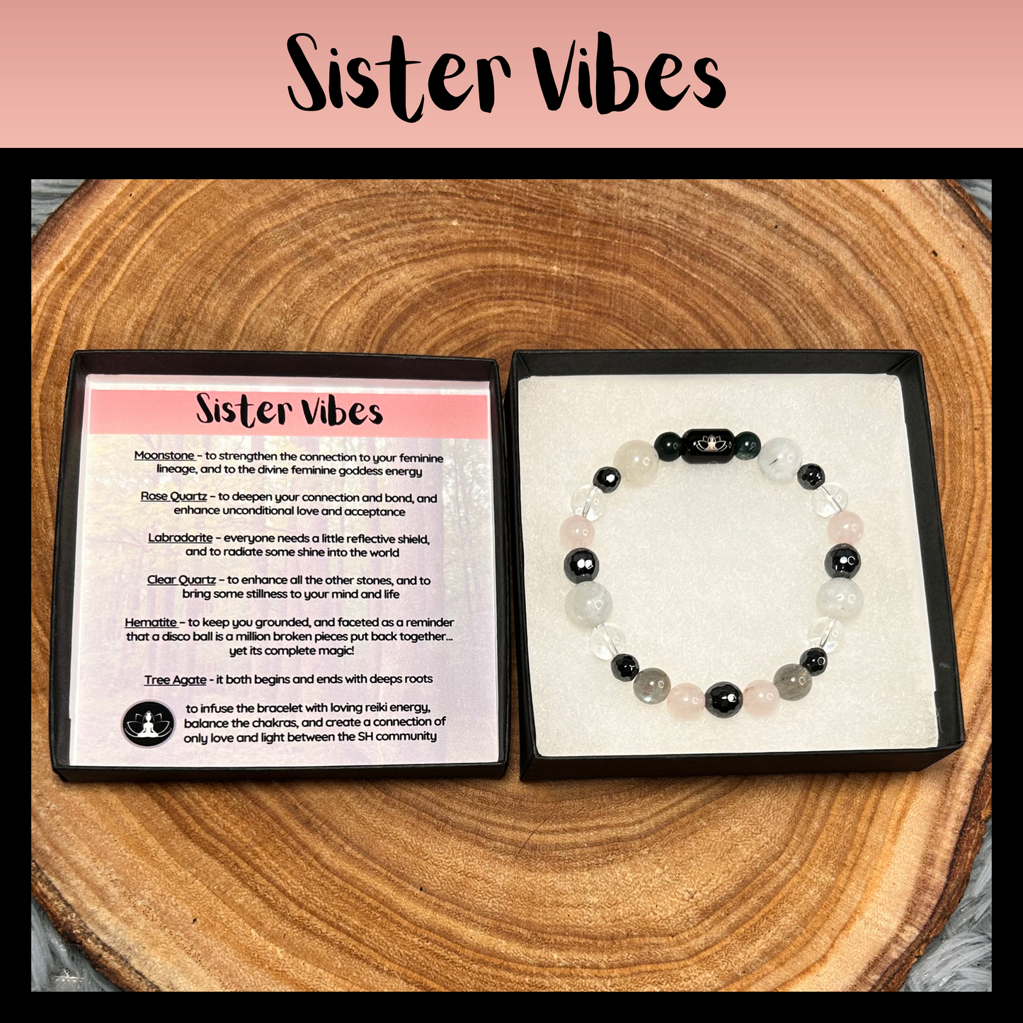 Sister Vibes Intentional Reiki Infused Bracelet