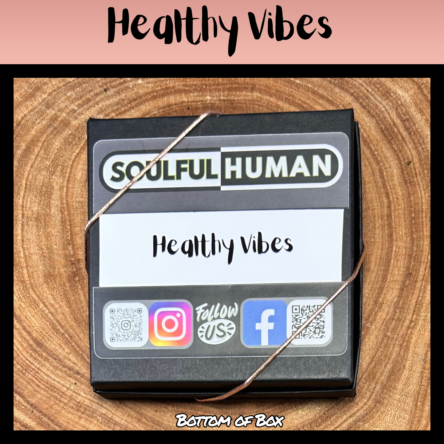 Healthy Vibes Intentional Reiki Infused Bracelet