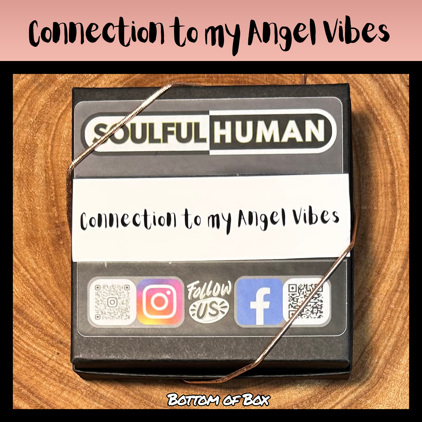 Connection to my Angel Vibes Intentional Reiki Infused Bracelet