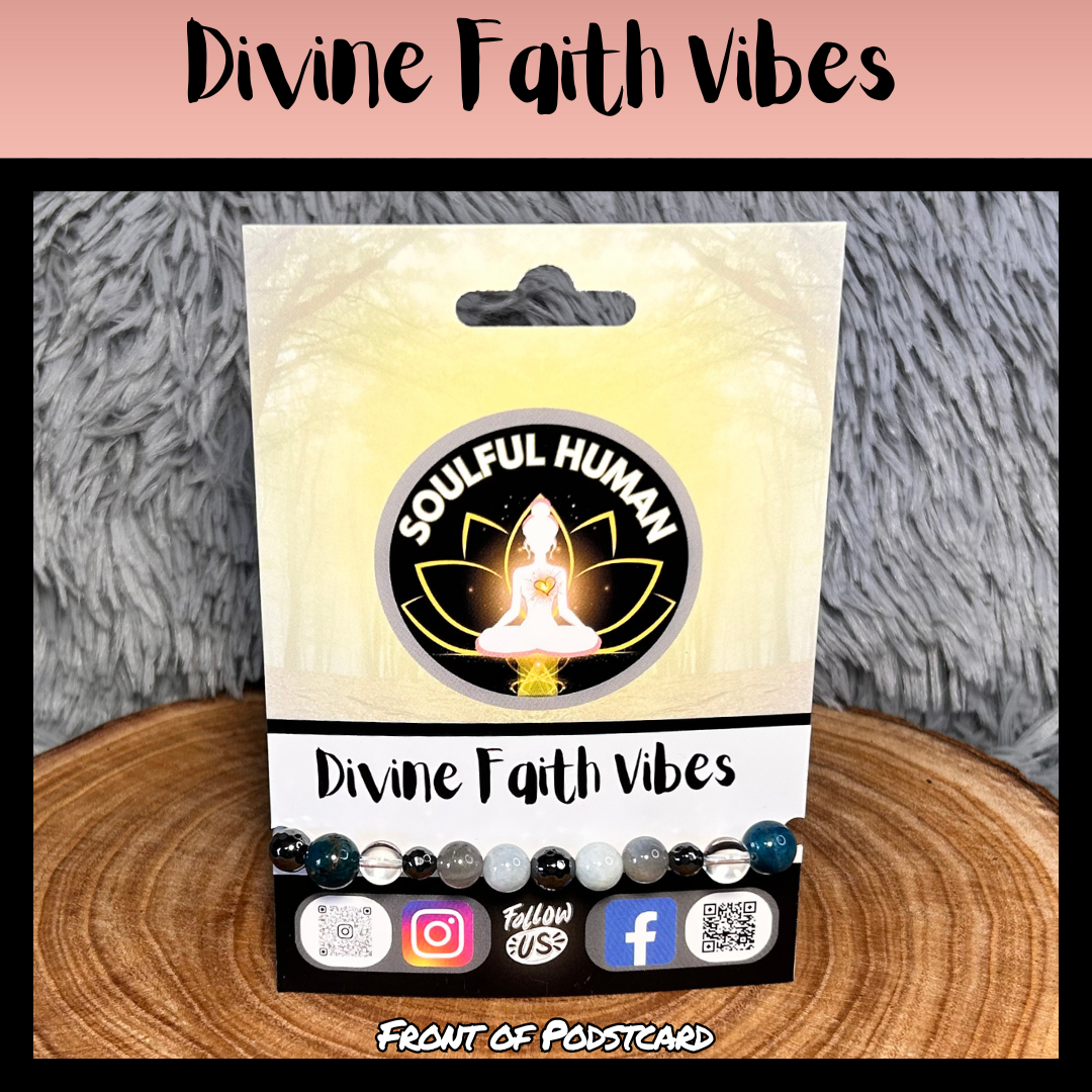 Divine Faith Vibes Intentional Reiki Infused Bracelet.