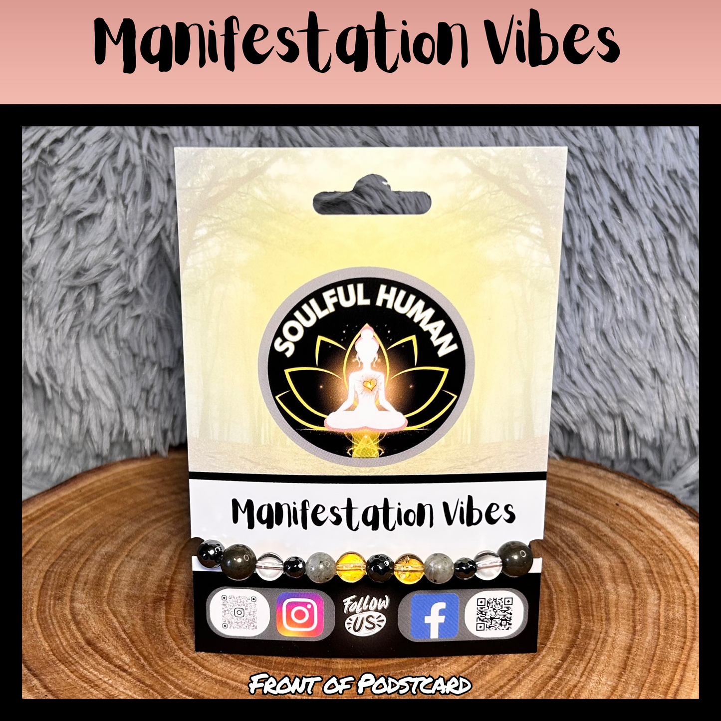 Manifestation Vibes Intentional Reiki Infused Bracelet