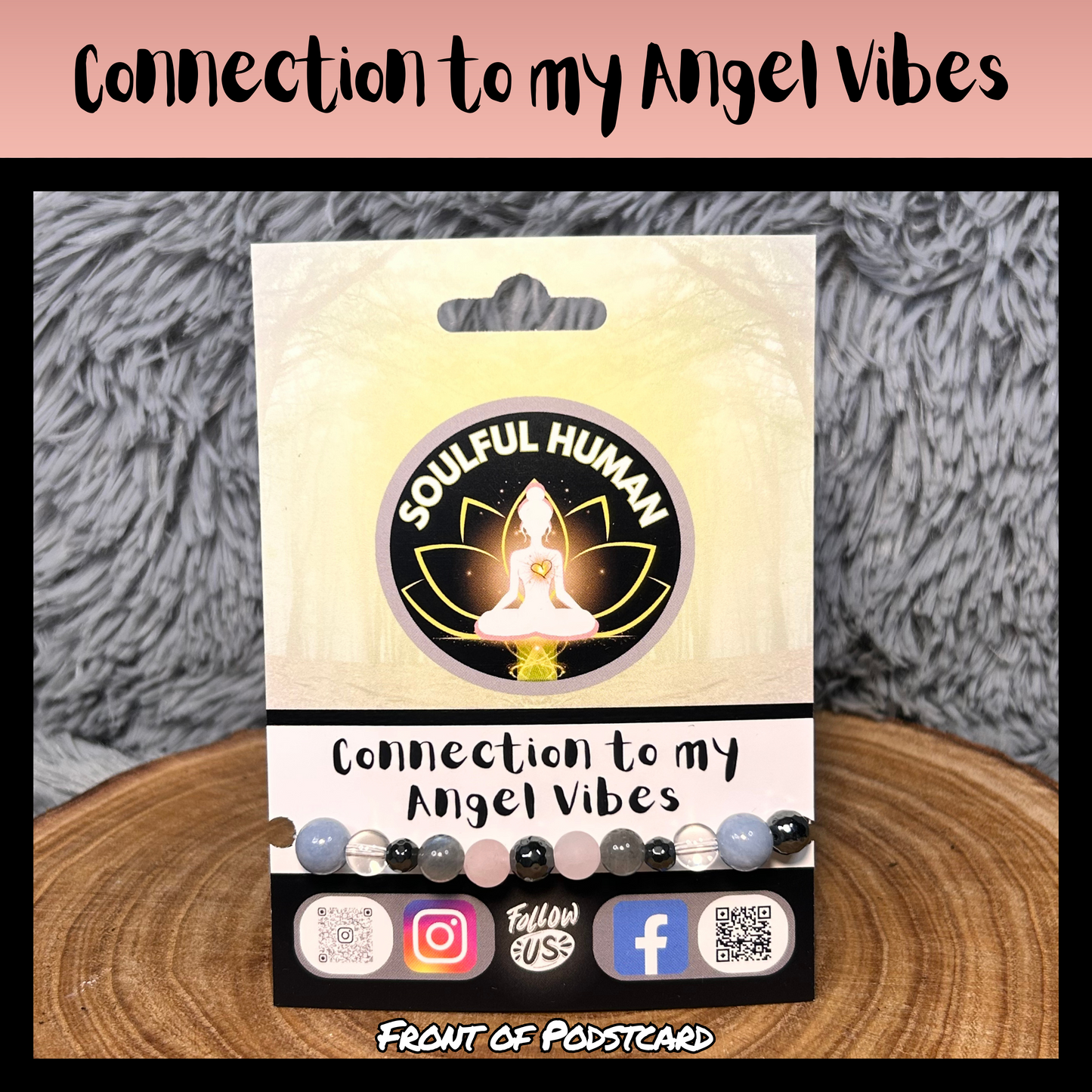 Connection to my Angel Vibes Intentional Reiki Infused Bracelet