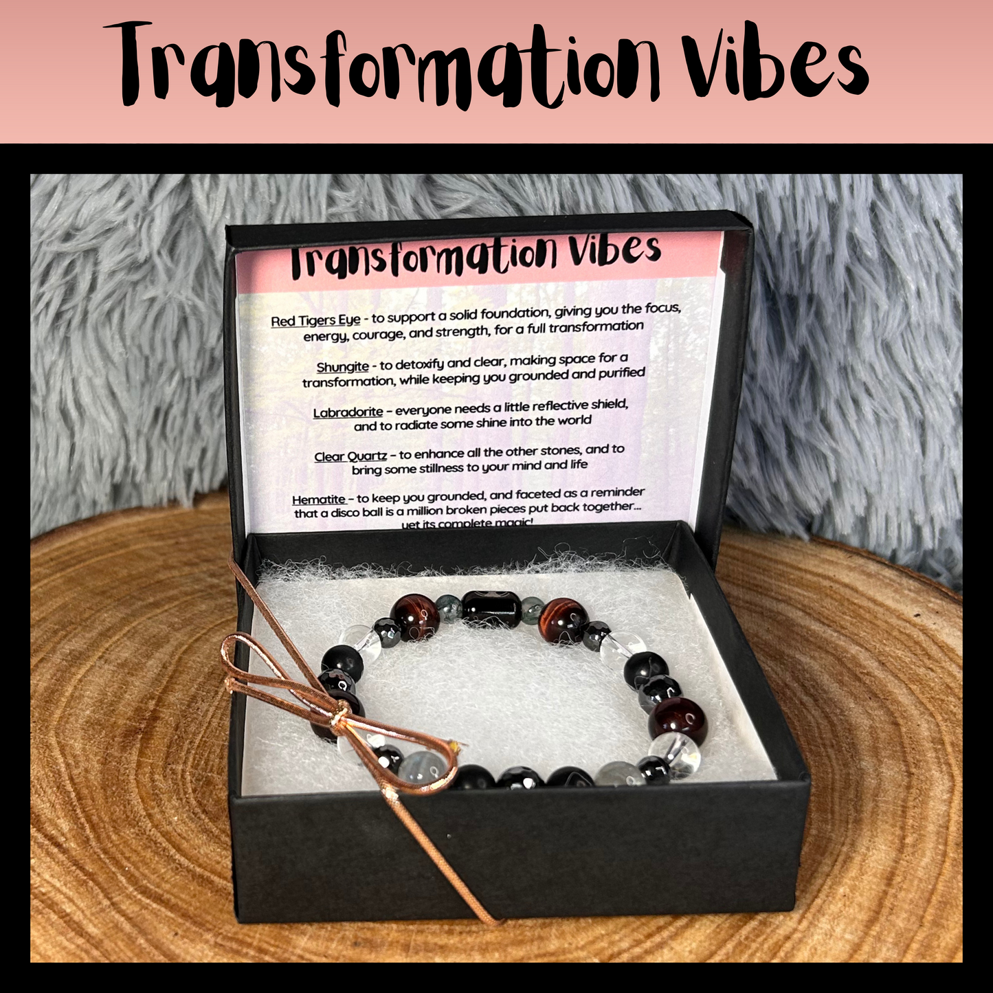 Warrior Vibes Intentional Reiki Infused Bracelet