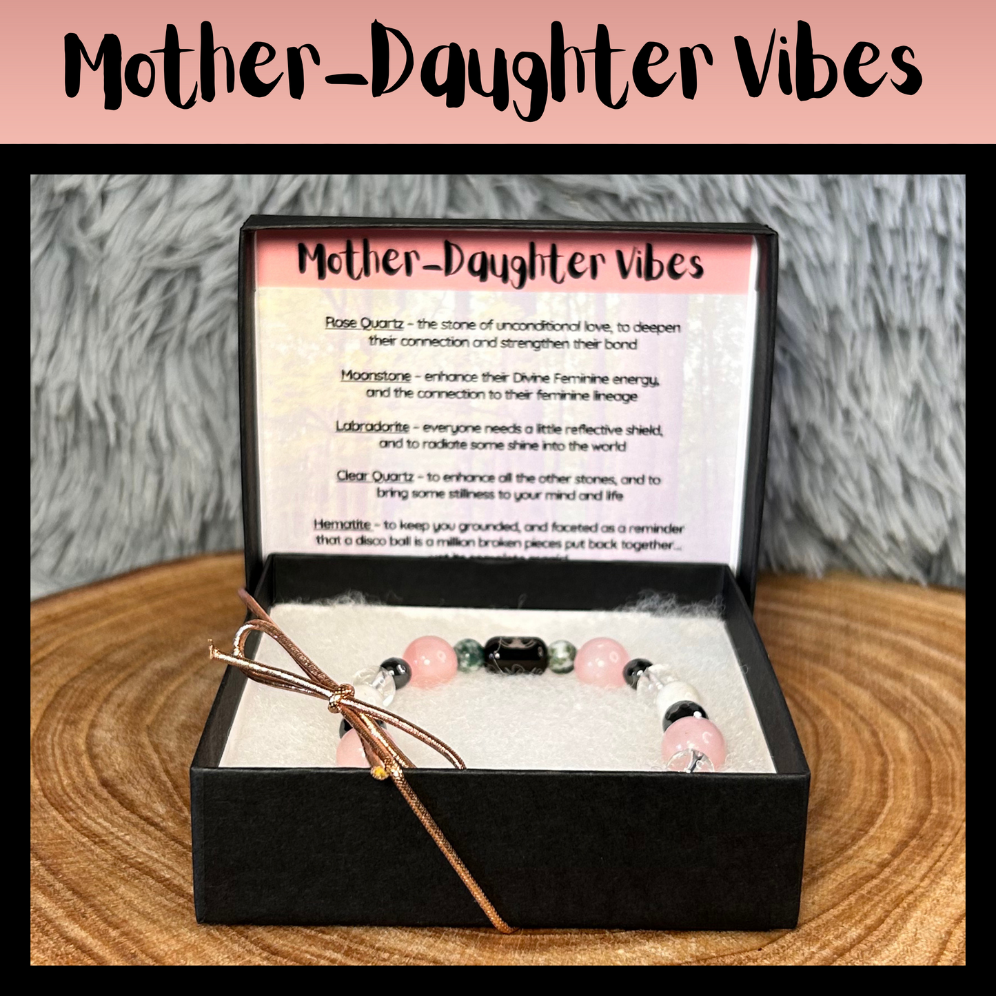 Mother-Daughter Vibes Intentional Reiki Infused Bracelet